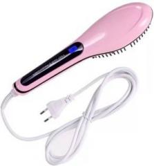 Grizzly Ceramic Hair Straightener Brush With Temperature Control Hair Styler