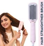 Gubb GB 705Y Ionic Straightening Brush For Friz Free Silky Hair, Anti Static Auto Off Hair Straightener