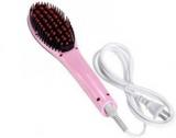 Justelite Fast Hair Straightener Massager Brush With Lcd Screen For Temperature Hair Straightener