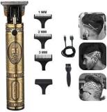 Kabeer Enterprises Maxtop T99 Professional Golden Metal Body Trimmer Kit K127 Trimmer 120 Min Runtime 4 Length Settings