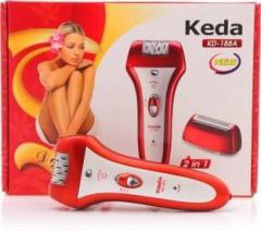 Keda KD 188A 2 in 1 Depilator and Shaver Cordless Epilator