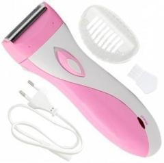 Keimi New 2in 1 Wet & Dry Shaver Ladies Epilator All Body Hair Groomer Shaver For Women, Men