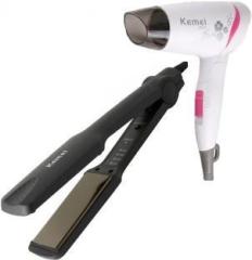 Kemei Hair Dryers +hair straightener Combo km 2605 Hair Dryers + km 329 Hair Straightener Hair Straightener