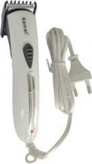 Kemei KM 201B WHT Electric Wired Runtime: 30 min Trimmer for Men