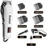 Kemei KM809A Hair Trimmer 120 min Runtime 4 Length Settings