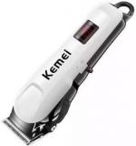 Kemei KM 809A ROCK STAR RECHARGEABLE HAIR CLIPPER & TRIMMER Runtime: 240 Min Trimmer For Men & Women