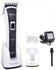 Kemei PROFESSIONAL WASHABLE Cordless Trimmer for Men