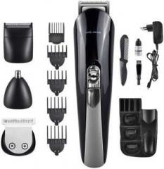 Kemei Rechargeable km 600 multi functional 11 in 1 grooming kit shaver trimmer eyebrow trimmer nose trimmer hair clipper for men Runtime: 120 min Trimmer for Men