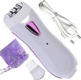 Kemy Kemei Rechargeable Women Shaver Razor Face Body Underarms Leg Hair Removal Cordless Epilator