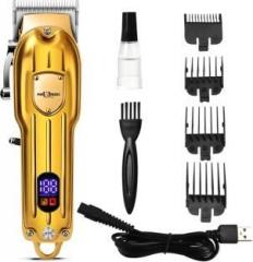 Make Ur Wish Professional Hair Clipper / Shaver With LED Display 3 Hrs Backup Premium Blade Trimmer 180 min Runtime 4 Length Settings