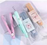 Mypleasureshopee Hair Straightener Mini Professional Hair Straightener Flat Iron With Plastic Storage Box Hair Straightener