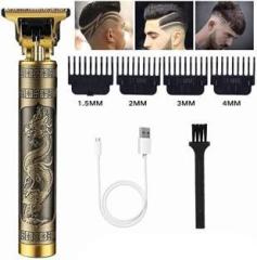 Nitbuddy Professional Maxtop t99 Golden Metal Body Trimmer Haircut Grooming Kit N59 Trimmer 120 min Runtime 4 Length Settings