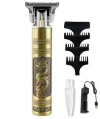 Np Series Professional Golden t99 Trimmer Haircut Grooming Kit Metal Body Rechargeable 31 Trimmer 120 min Runtime 4 Length Settings