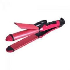 Nrbh HAIR STRAIGHTNER 2 IN 1 STRAIGHTNER AND CURLER NHC 2009 Hair Straightener