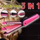 Oneness NHC 8890, 3 In 1 Hair Straightener, Hair Curler & Hair Crimper NHC8890 3 IN 1 Professional Hair Straightener Crimper Roller For Women H10 Hair Styler