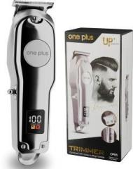 Oneplus OP 55 Cordless Professional Hair Clipper Stainless steel blade with Led Display Trimmer 120 min Runtime 4 Length Settings