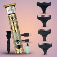 Pick Ur Needs Hair Trimmer/Shaver/Clippers T Shaped For Men Salon LCD Display C Type Shaver For Men