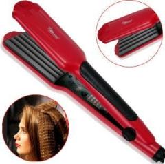 Professional Feel Hair Saloon 4 X Protection Coating Electric Hair Crimper & Straightener, Curler Electric Hair Styler