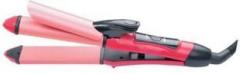 Profiline NHCOVA 2009A 2 IN 1 Hair Beauty Set Hair Straightener