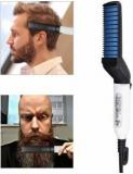 Rhonnium Men Beard Straightener Hair Comb Multi Functional Hair Curler Clipper Show Cap Tool Men Beard Straightener Hair Comb Multi Functional Hair Curler Clipper Show Cap Tool Hair Straightener