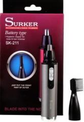 Surker SK 211 2 in 1 Nose and Eyebrow Cordless Trimmer