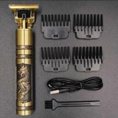 Uzan Professional Golden t99 Trimmer Haircut Grooming Kit Metal Body Rechargeable 39 Shaver For Men, Women