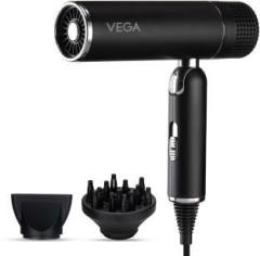 Vega Style Pro 1600W Hair Dryer for Men & Women with 2X Faster Drying, 2 Attachments Hair Dryer