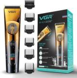 Vgr V 663 Professional Hair Clipper, Digital Display, Ceramic & Titanium Blades, Fully Waterproof Trimmer 200 Min Runtime 11 Length Settings