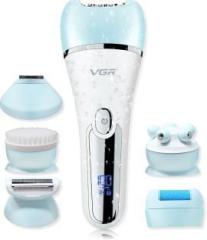 Vgr V 733 Professional 6 in 1 Lady Care Grooming Set Cordless Epilator