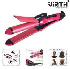 Virth 2 in 1 Hair Straightener and Curler Beauty Set of Professional WOMEN'S HAIR STRAIGHTENER Hair Straightener