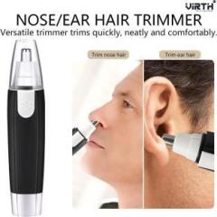 Virth Ear and Nose Hair Trimmer, Electric Nose Hair Shaver, Battery Operated Trimmer 60 min Runtime 1 Length Settings