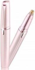 Virth Portable eyebrow Hair Removal Eyebrow Trimmer, Face, Lips, Nose Hair Removal Electric Trimmer with Light for Women Runtime: 120 min Trimmer for Women Runtime: 120 min Trimmer for Women