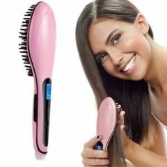 Vmoni Professional Ceramic Hair Straightener Brush with Temperature Control VM V11 Hair Styler