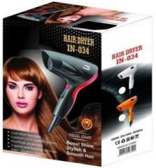 Wonder World Tourmaline Ceramic 2 in 1 Styler IN 34 Black Hair Dryer