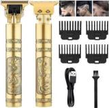 Zadinga Professional Golden T99 Trimmer Haircut Grooming Kit Metal Body Rechargeable 42 Trimmer 10 Min Runtime 4 Length Settings