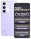 realme NARZO 80 Lite 5G (Crystal Purple, 6GB+128GB) | 6000mAh Long-Lasting Battery | MediaTek Dimensity 6300 5G | AI Assist | IP64 Rated Water & Dust Resistance | Military-Grade Durability
