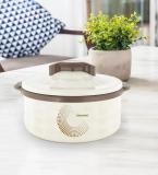 Stylus Brown Plastic & Steel Thermoware 1500ML Casserole