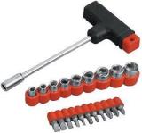 SunriseCar Multi Purpose 21 Pcs Iron Screwdriver Socket