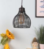 Meville Hsaka Black Iron Hanging Light by DecorativeRay