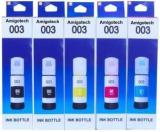 Amigotecj Compatible Printers Ep L3150, L3110, L5190, L1110, L4150, L6170, L4160, L6190 Black + Tri Color Combo Pack Ink Bottle