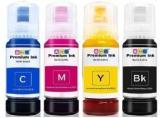 Ang 003 Ink For Epson L3110, L3150, L3115, L3250, L3210, L3252, L3116, L1110, L3151, L3152, L3101, L3156, L5190 Printer Ink Bottle For Epson 003 Ink Black + Tri Color Combo Pack Ink Bottle