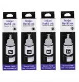 Ang 664 Black Ink Bottole 4 Piece Pack: L100 L110 L130 L200 L210 L220 L310 L355 L300 L350 L380 L385 L485 L550 L565 L360 L365 L455, L485 L555 L655 L1300 Black Ink Bottle