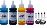 Ang Compatible For 805, 860, 861, 803, 680, 678, 682, 818, 802, 901, 46 Black + Tri Color Combo Pack Ink Cartridge