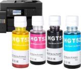 Ang For Smart Tank 530 Printer Compatible FOR 310, 530, 115, 515, 416, 419, 516, 500, Black + Tri Color Combo Pack Ink Bottle