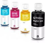 Ang Ink Tank 5810, 310, 315, 319, 410, 415, 419, GT5810, GT5820, GT5811, GT5821 Black + Tri Color Combo Pack Ink Bottle