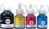 Ang Refill Ink For Brother DCP T500W Compatible With T520W, T820DW, T220, T920DW, T420W, T710W, T510W, T310, T500W, T910DW, T300, T700W, T820DW, T520W, T920DW, T420W, Printer Ink Black + Tri Color Combo Pack Ink Bottle