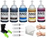 Ang Refill Kit Compatible Dye Ink For HP Printers Cartridge Ink Bottles Set Black + Tri Color Combo Pack Ink Cartridge