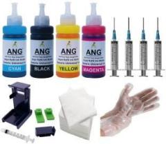 Ang Refill Kit For Canoon Ink Cartridges PG 47 CL 57S CL 57S 55 CL 57 90 Black + Tri Color Combo Pack Ink Cartridge