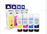 Asv 001/ 003 Ink For Epson L3110, L3150, L3250, L3116, L3101, L3210, L3215, L3216 Black + Tri Color Combo Pack Ink Bottle