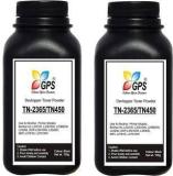 Black TN 2365 Toner Powder Compatible For Brother HL L2321D, L2361DN, L2366DW, L2320d, DCP L2541DW, L2520D, MFC L2701D, L2701DW Pack Of 2 With Nozzle 100gm Each. Black Ink Toner